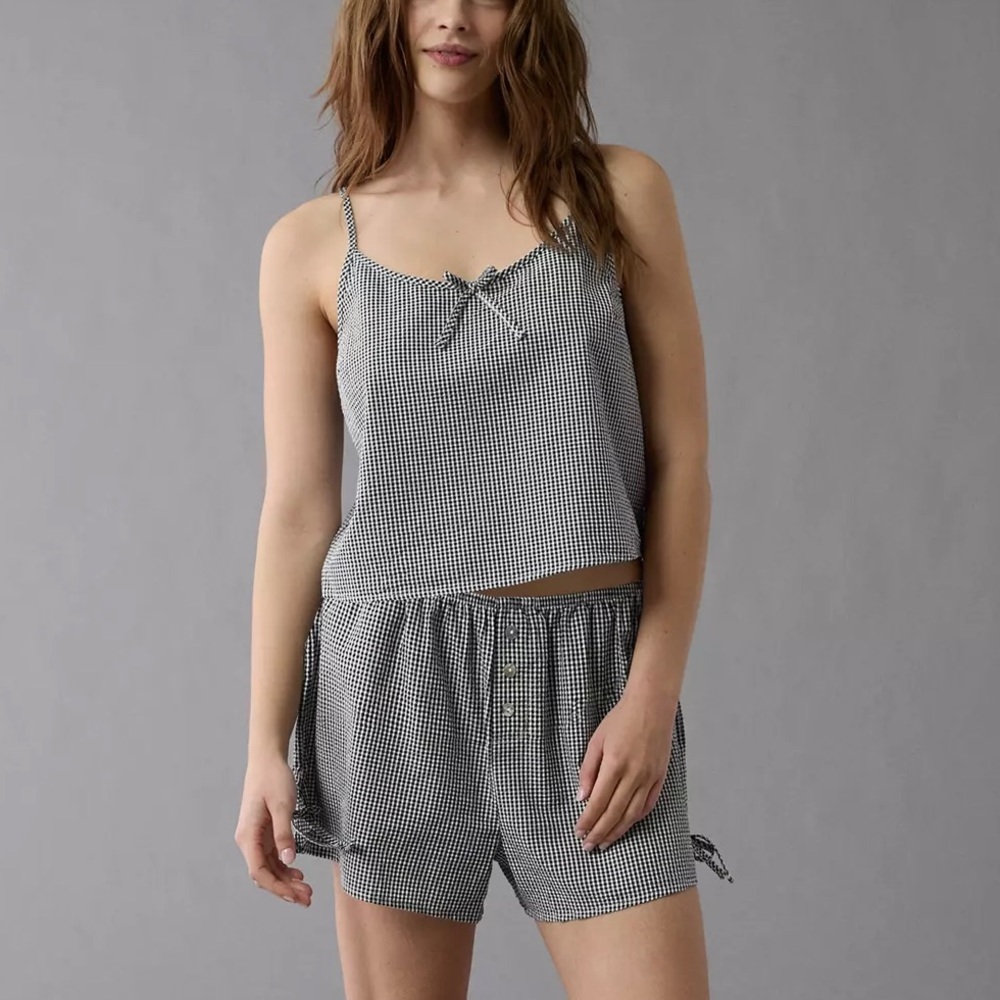 AE Flirty Woven Tank PJ Set